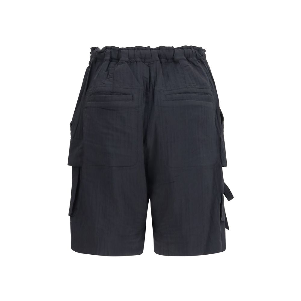 Isabel Marant Étoile | Black Viscose Bermuda Shorts