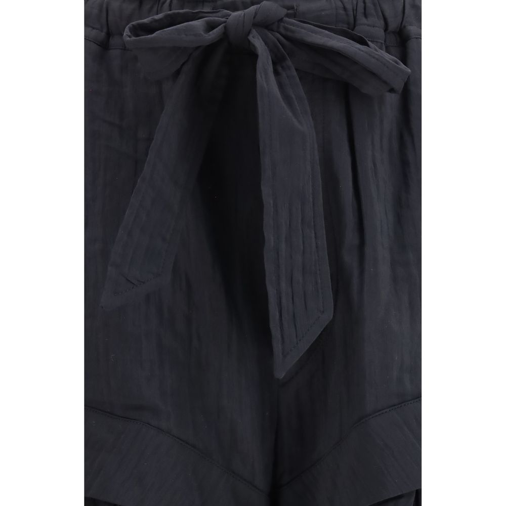 Isabel Marant Étoile | Black Viscose Bermuda Shorts