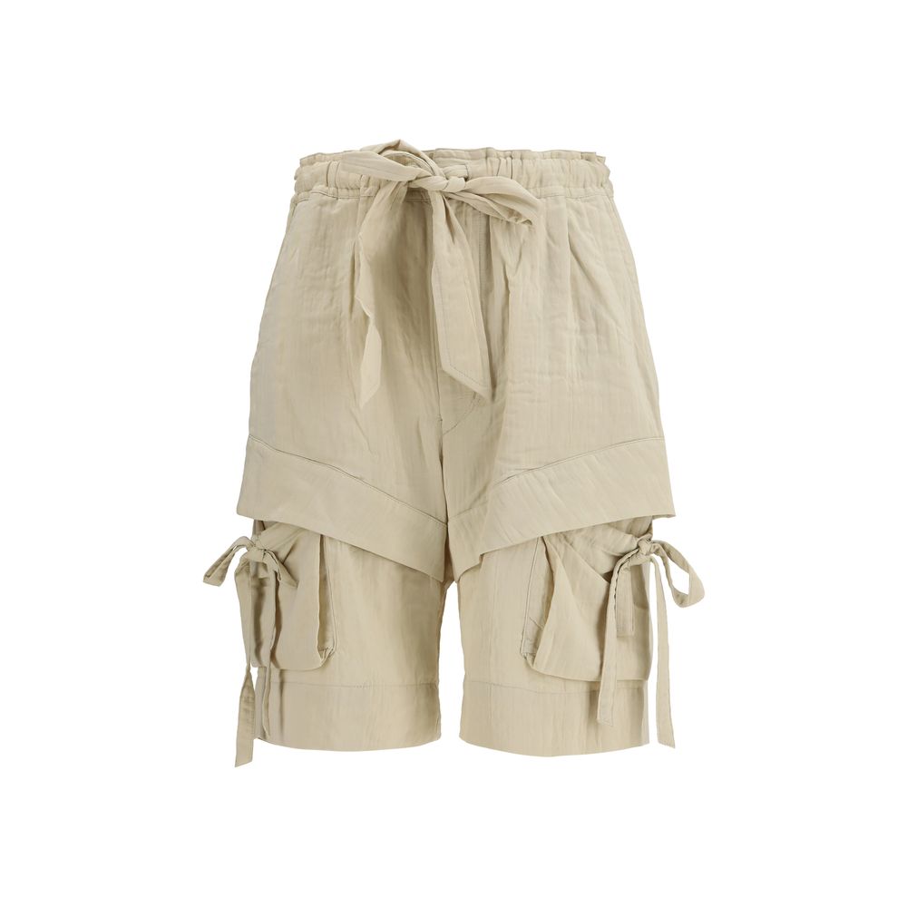 Isabel Marant Étoile | Beige Viscose Bermuda Shorts