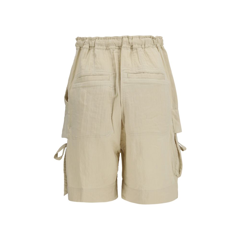 Isabel Marant Étoile | Beige Viscose Bermuda Shorts