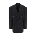 Balenciaga | Black Wool Oves Aries Blazer