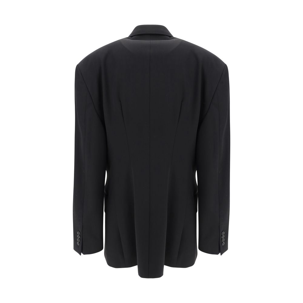 Balenciaga | Black Wool Oves Aries Blazer