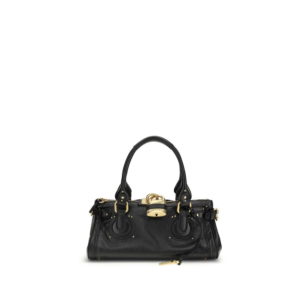 Chloé | Black Buffalo Leather Shoulder Bag