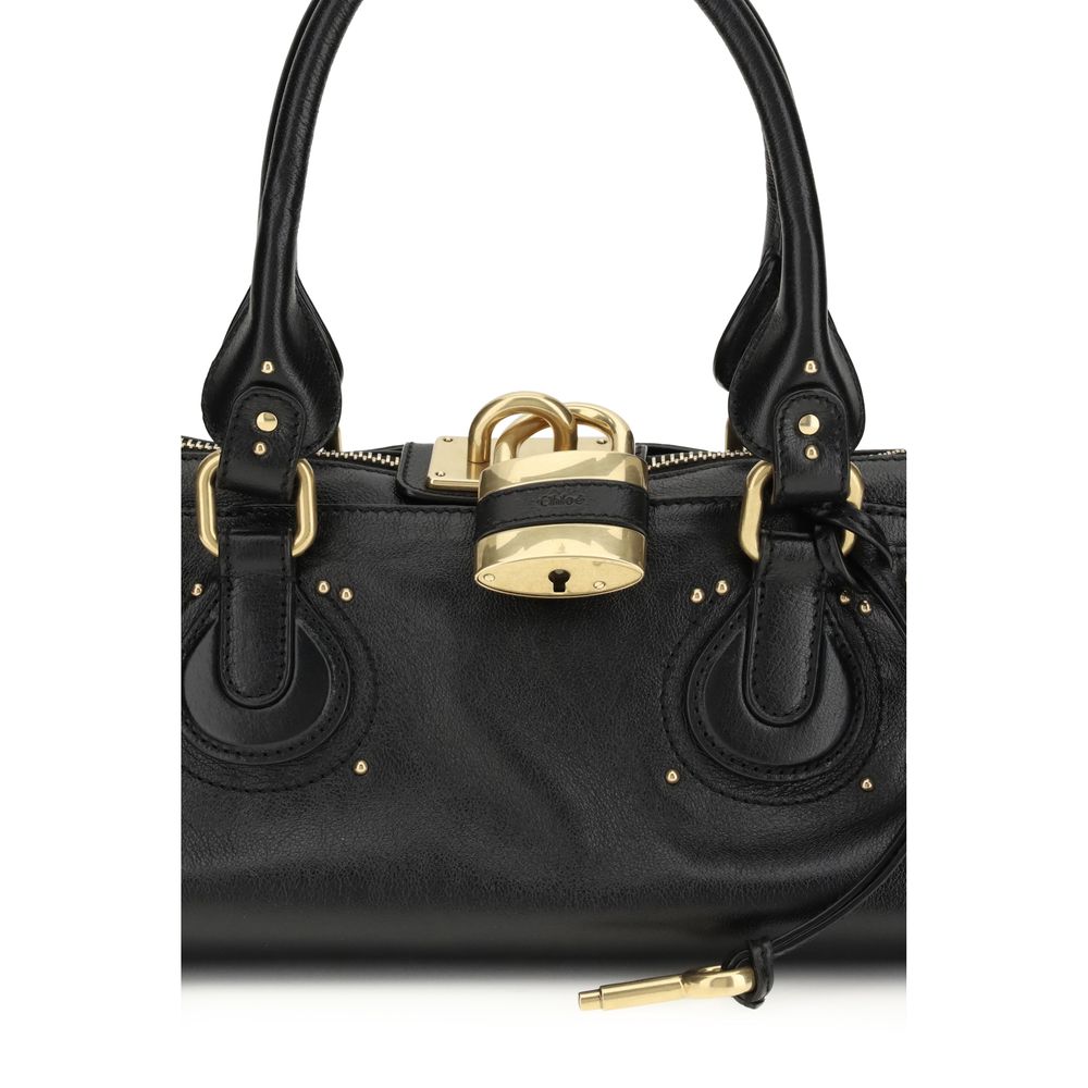 Chloé | Black Buffalo Leather Shoulder Bag