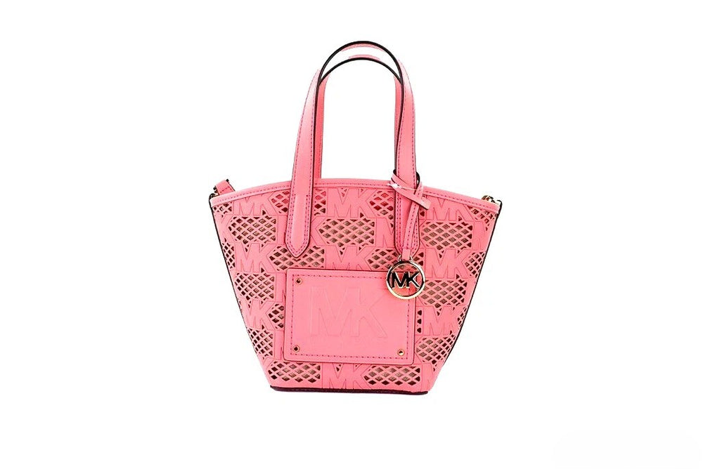 Michael Kors | Kimber Small Tea Rose Leather 2-In-1 Zip Tote Messenger Bag Purse