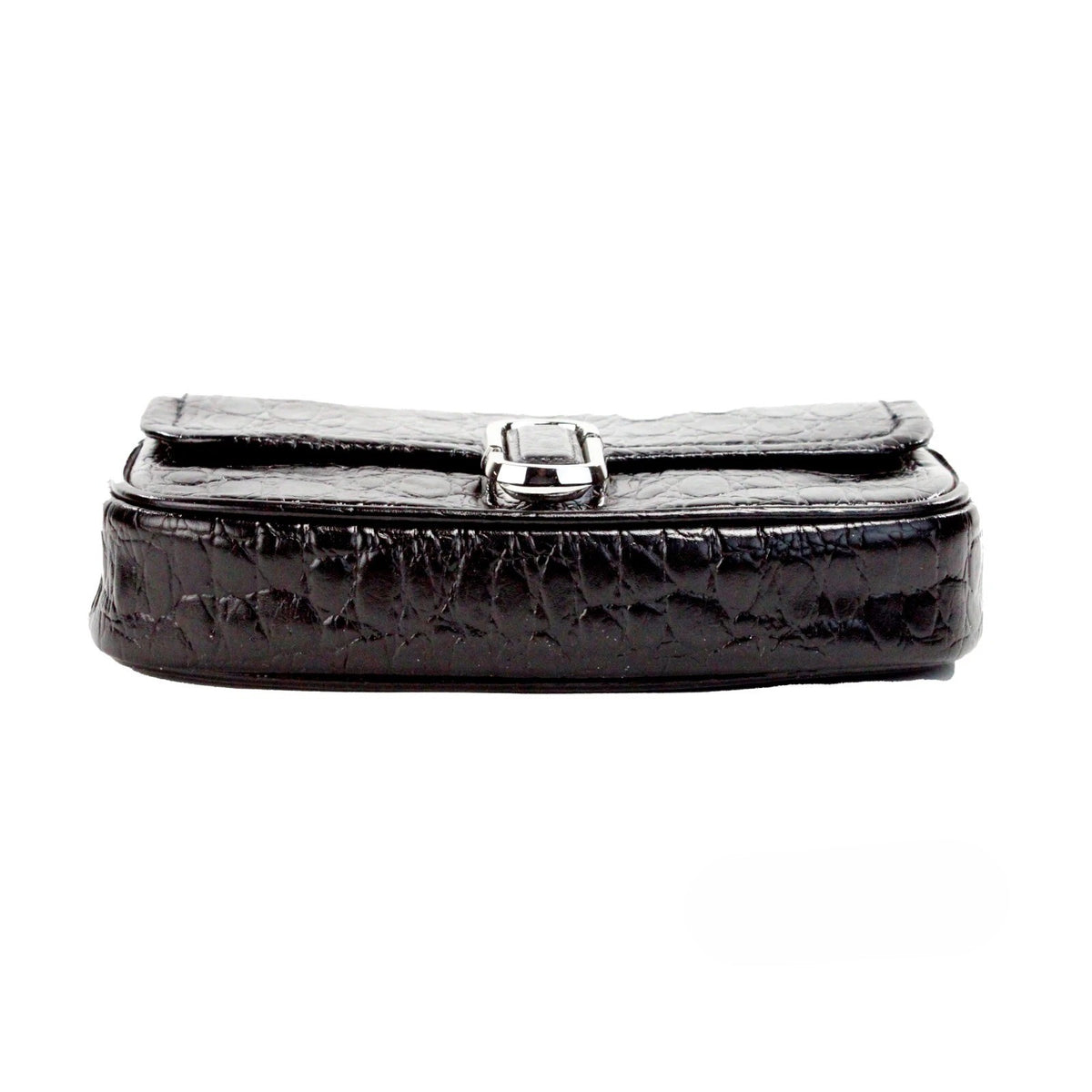 Marc Jacobs | The Mini Shoulder Bag Black Embossed Leather Crossbody Bag