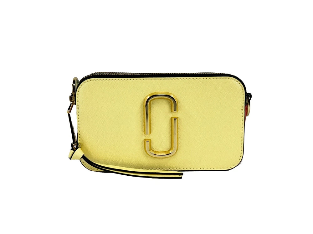 Marc Jacobs | The Snapshot Crossbody Bag (Pastel Yellow Multi)