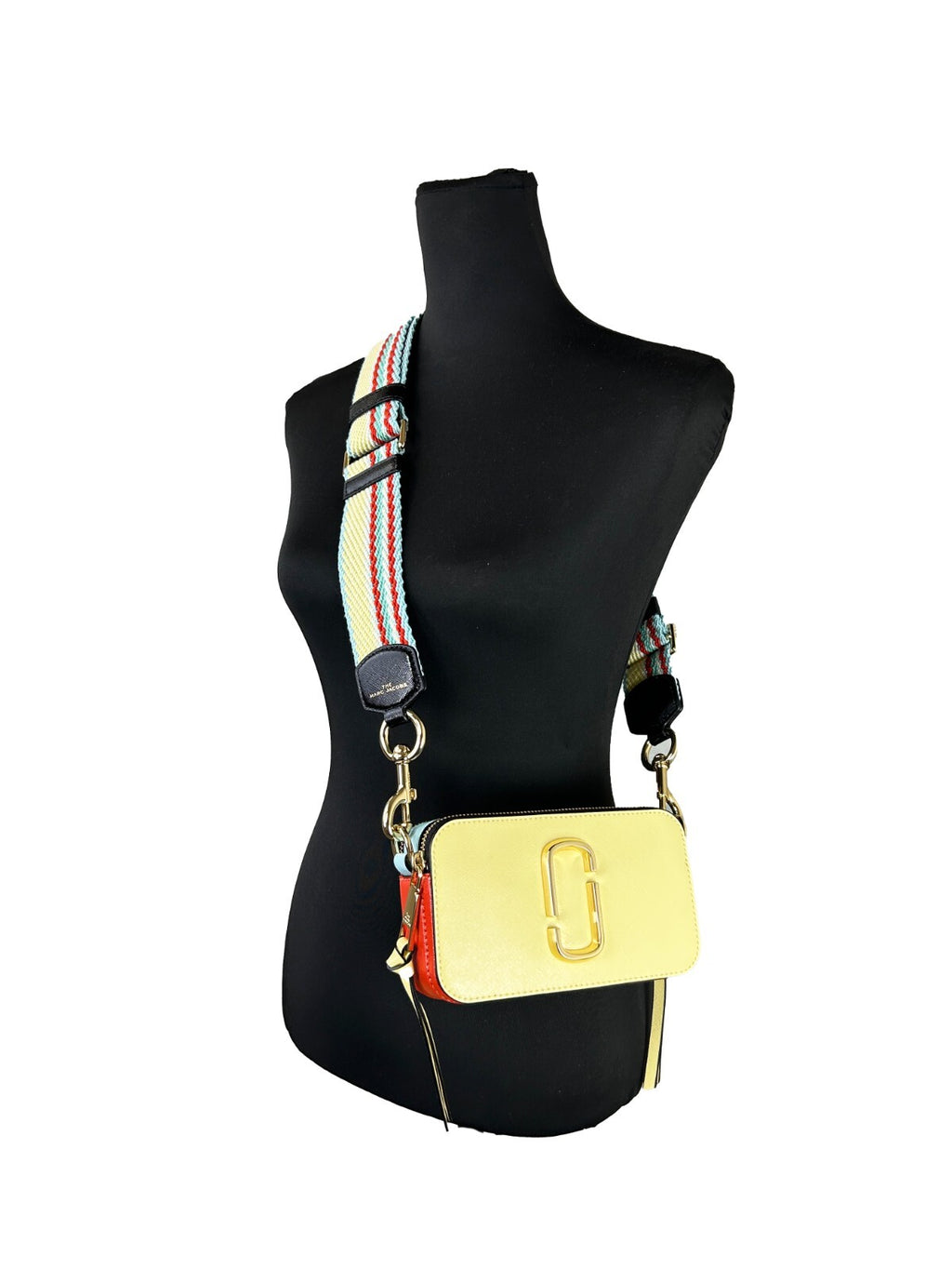 Marc Jacobs | The Snapshot Crossbody Bag (Pastel Yellow Multi)