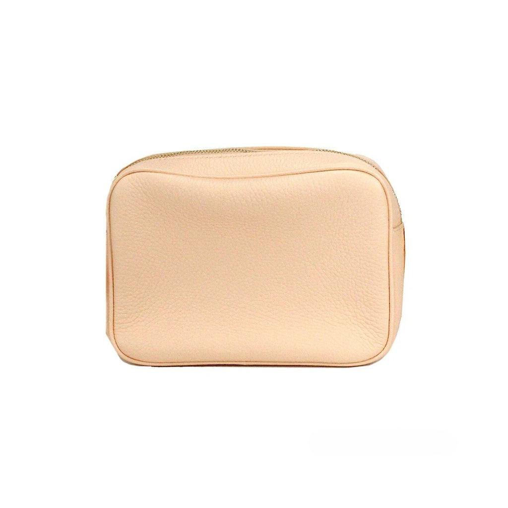 Burberry | Small Branded Peach Pink Grainy Leather Camera Crossbody Bag