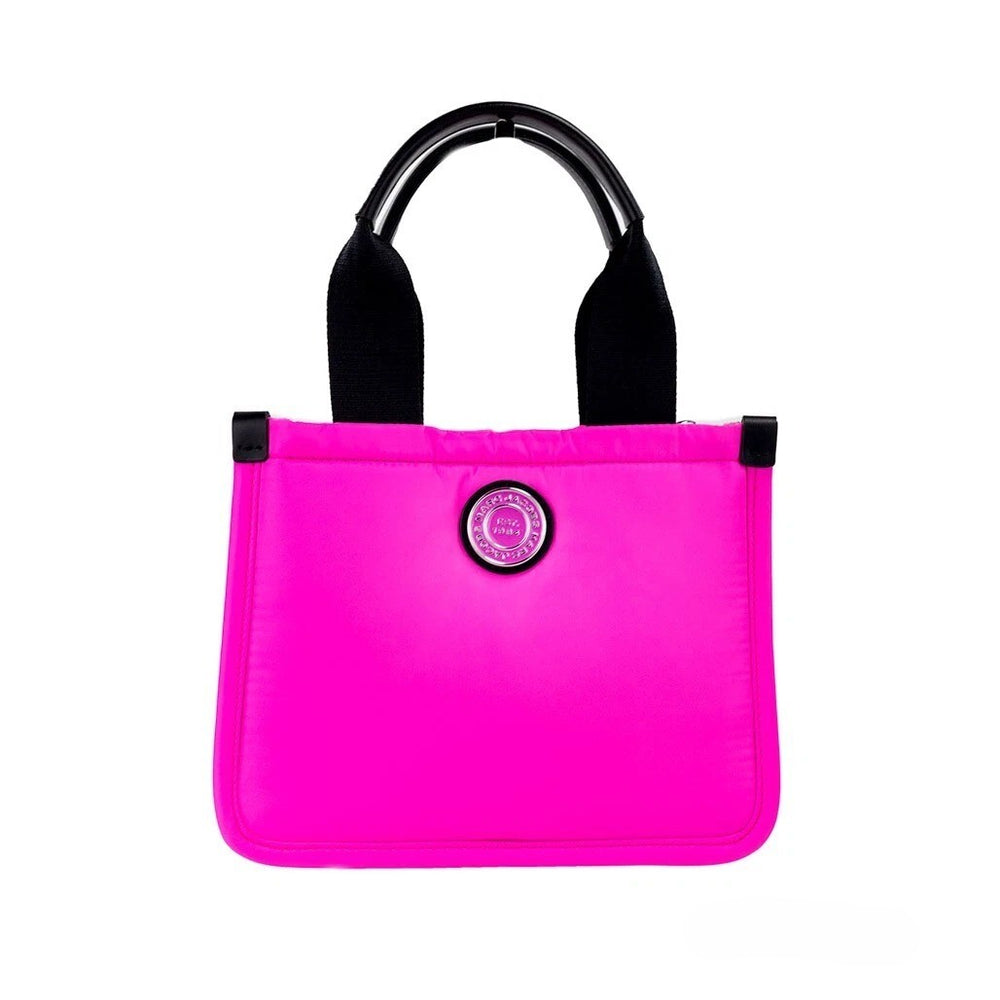 Marc Jacobs | Small Neon Fuchsia Nylon Fabric Tote Convertible Bag Purse