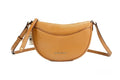 Michael Kors | Dover Small Luggage Pebbled Leather Half Moon Crossbody Bag Purse