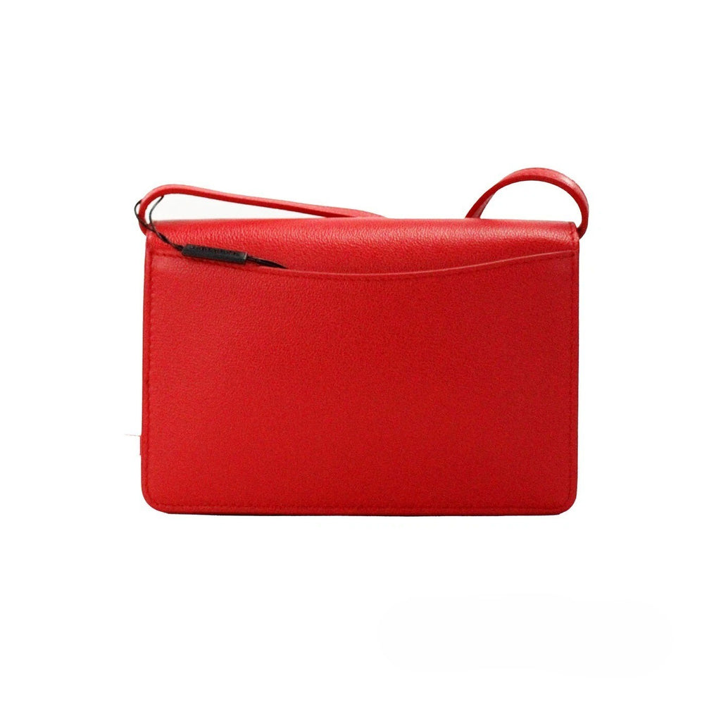 Burberry | Hampshire Small Red Embossed Logo Smooth Leather Crossbody Bag