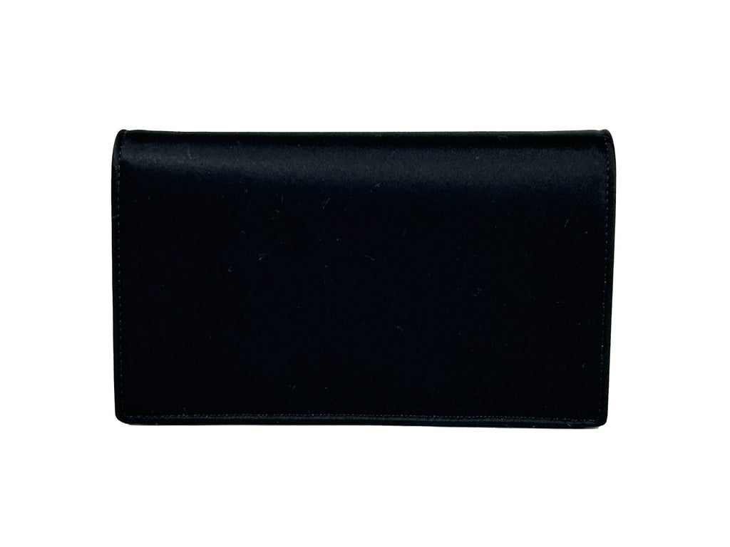 Versace | Mini Chain Black Crossbody Wallet Bag
