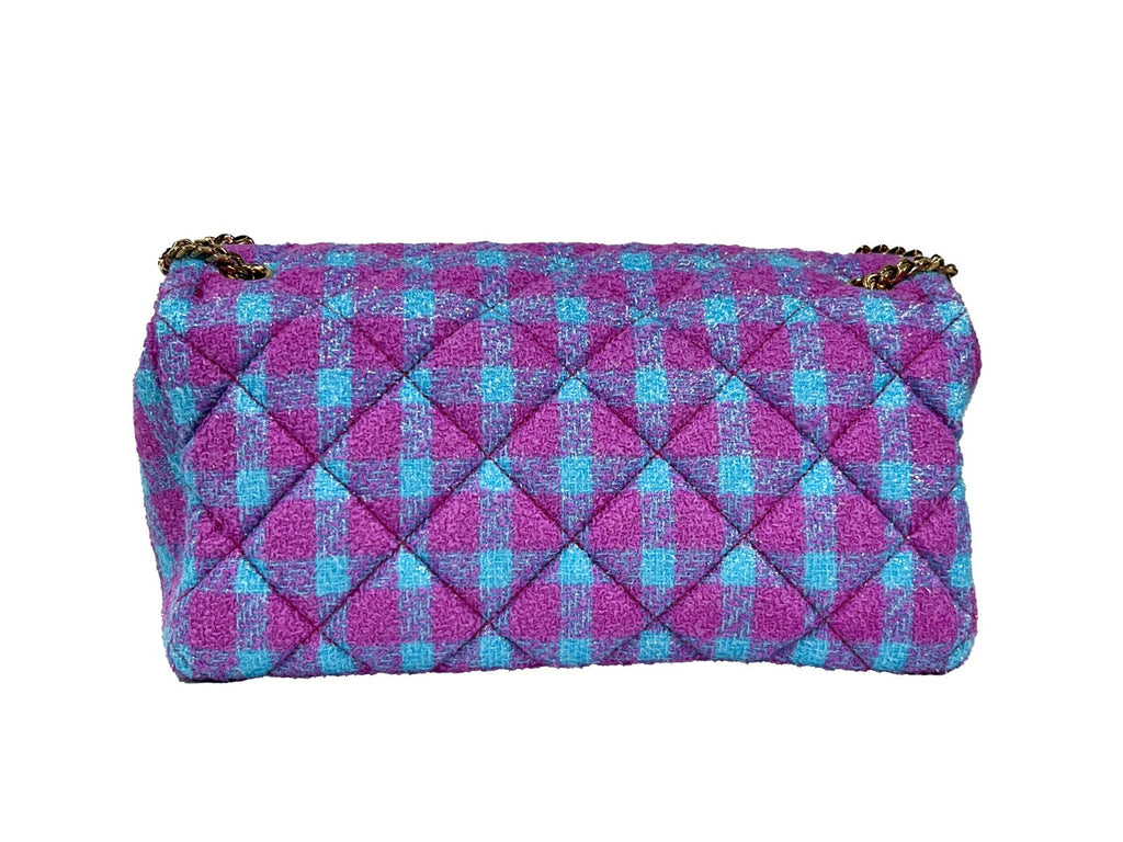 Versace | Wool Lurex Medium Shoulder Crossbody Bag