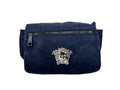 Versace | Medusa Navy Nylon Belt Bag Waist Fanny Pack Purse