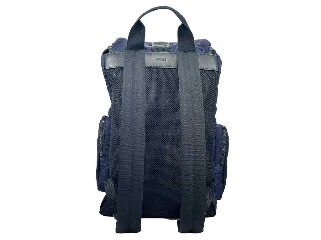 Versace | Medusa Nylon Buckle Drawstring Backpack Bag