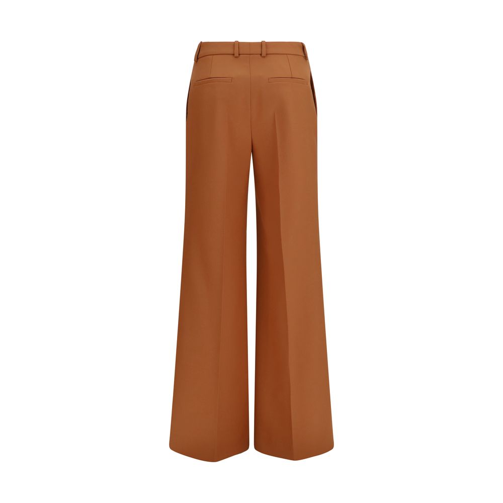 Chloé | Orange Cotton Flared Pants