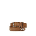 Miu Miu | Brown Calf Leather Bos Taurus Regular Belt