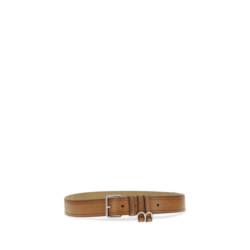 Miu Miu | Brown Calf Leather Bos Taurus Regular Belt