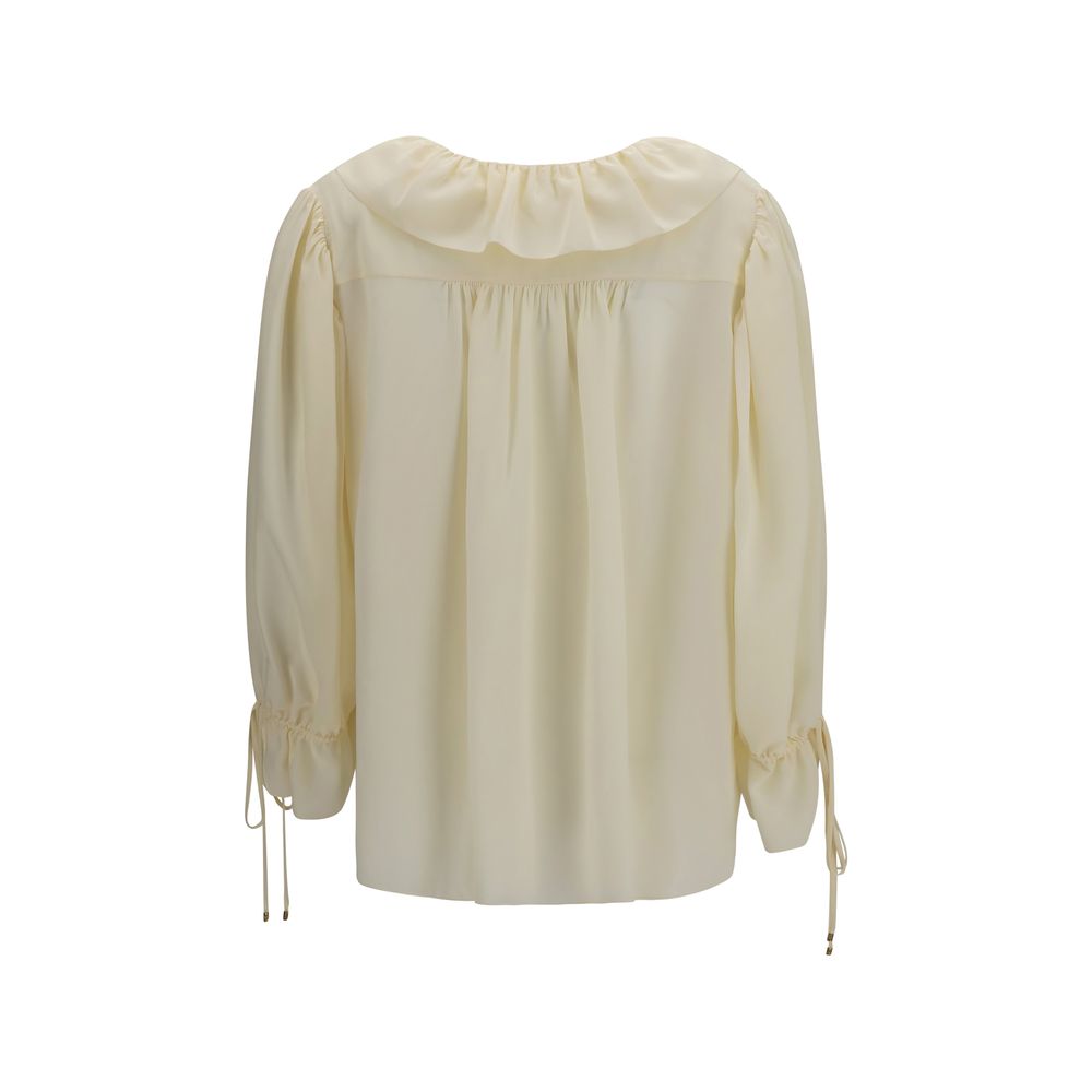 Chloé | Beige Silk Blouse