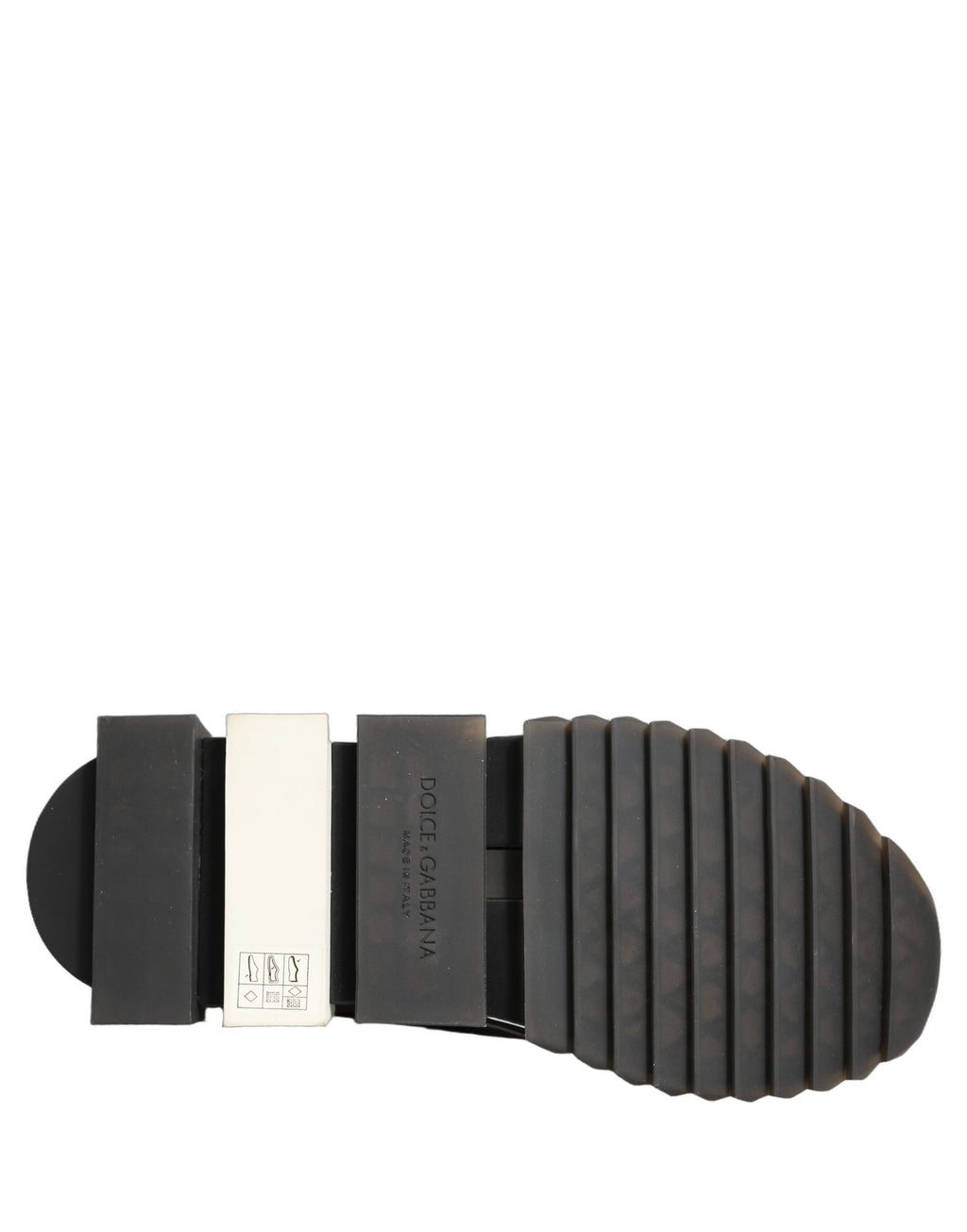 Dolce & Gabbana | Black White Sorrento Slip-On Logo Sneakers Shoes