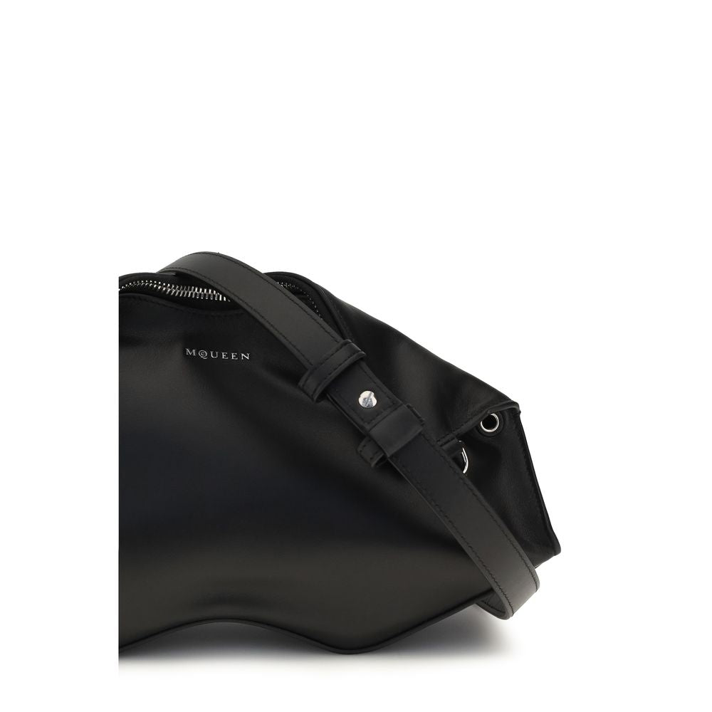 Alexander McQueen | Black Calf Leather Bos Taurus Clutch Bag