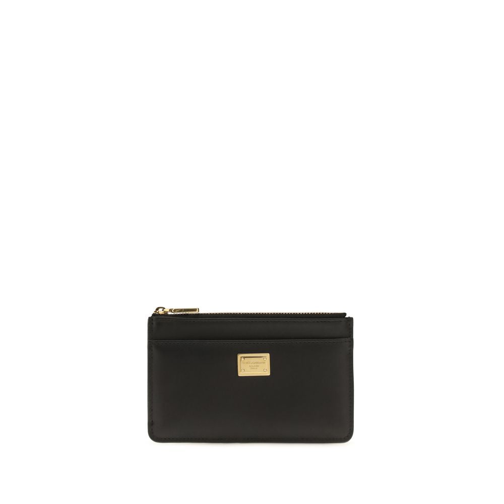 Dolce & Gabbana | Black Calf Leather Bos Taurus Wallet