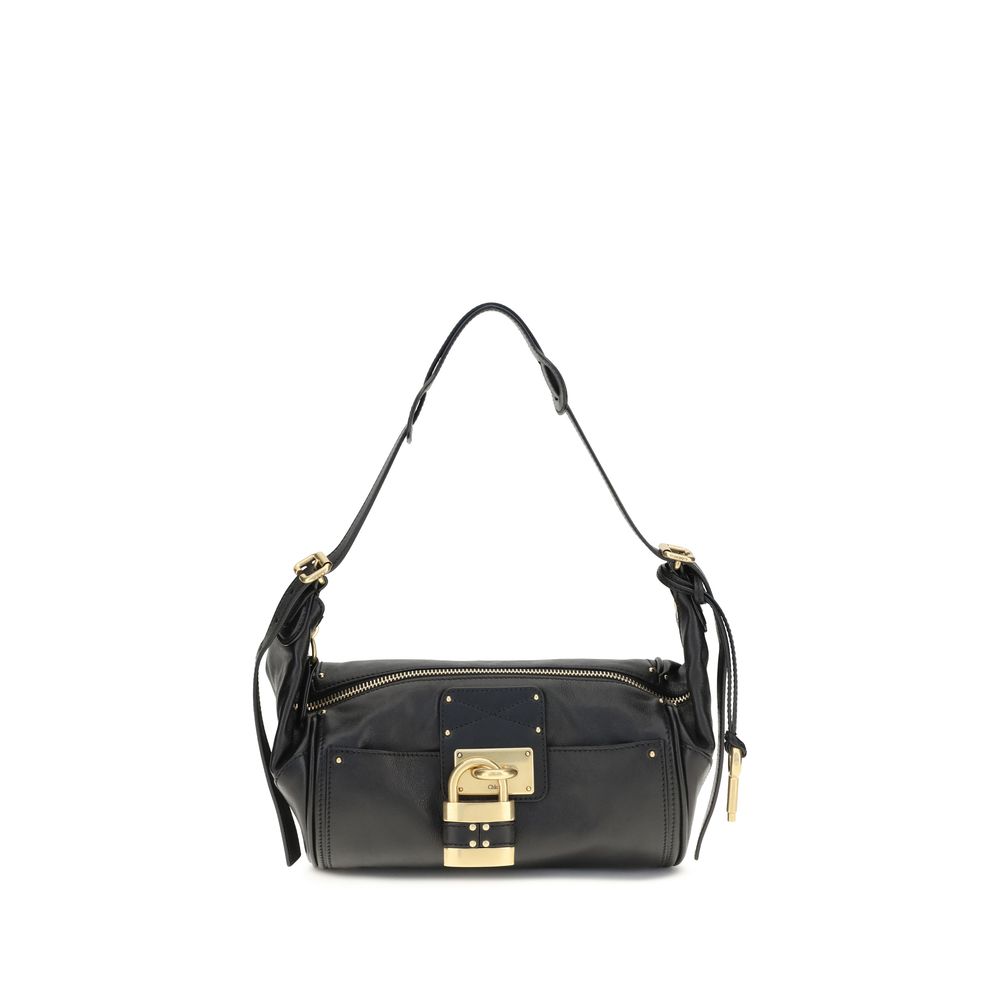 Chloé | Black Calf Leather Bos Taurus Shoulder Bag