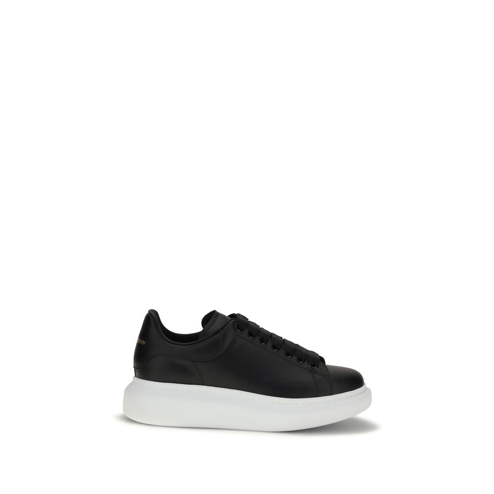 Alexander McQueen | Black Calf Leather Bos Taurus Platform Sneakers