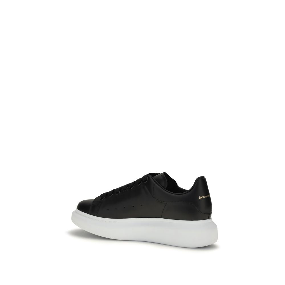 Alexander McQueen | Black Calf Leather Bos Taurus Platform Sneakers