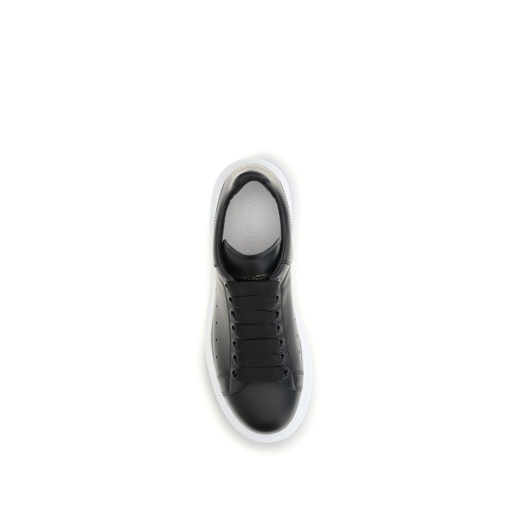 Alexander McQueen | Black Calf Leather Bos Taurus Platform Sneakers