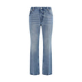 Miu Miu | Blue Polyester Relaxed Fit Jeans