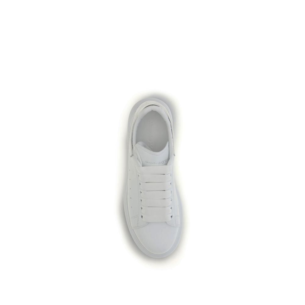 Alexander McQueen | White Calf Leather Bos Taurus Platform Sneakers