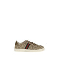 Gucci | Beige Fabric Athletic Sneakers