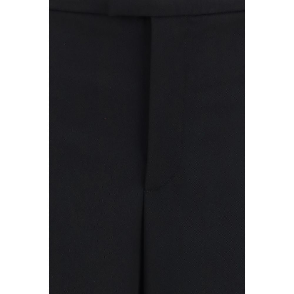 Gucci | Black Wool Oves Aries Casual Pants