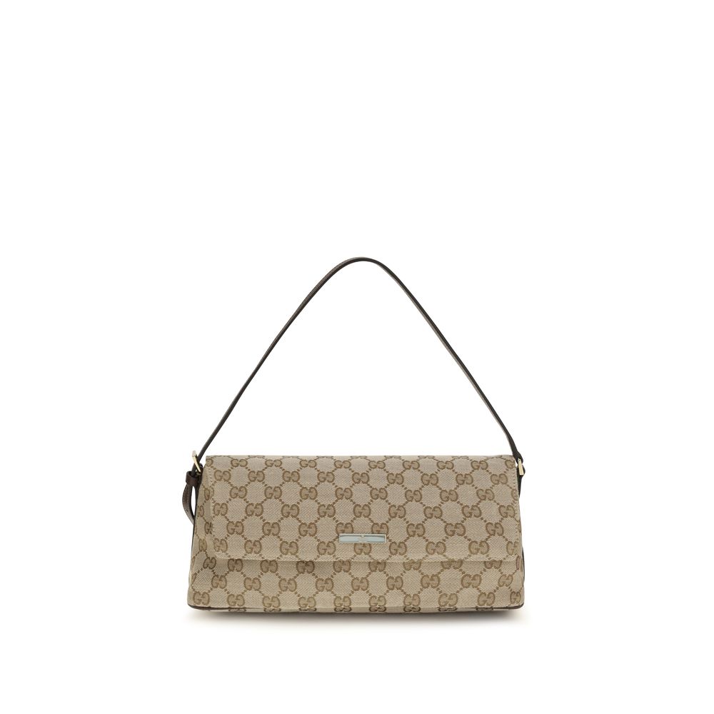 Gucci | Brown Fabric Handbag