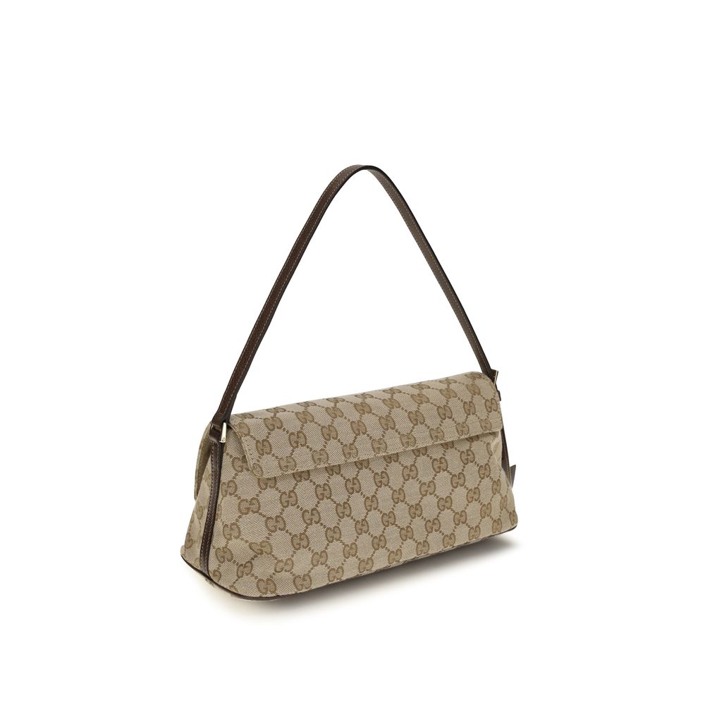 Gucci | Brown Fabric Handbag