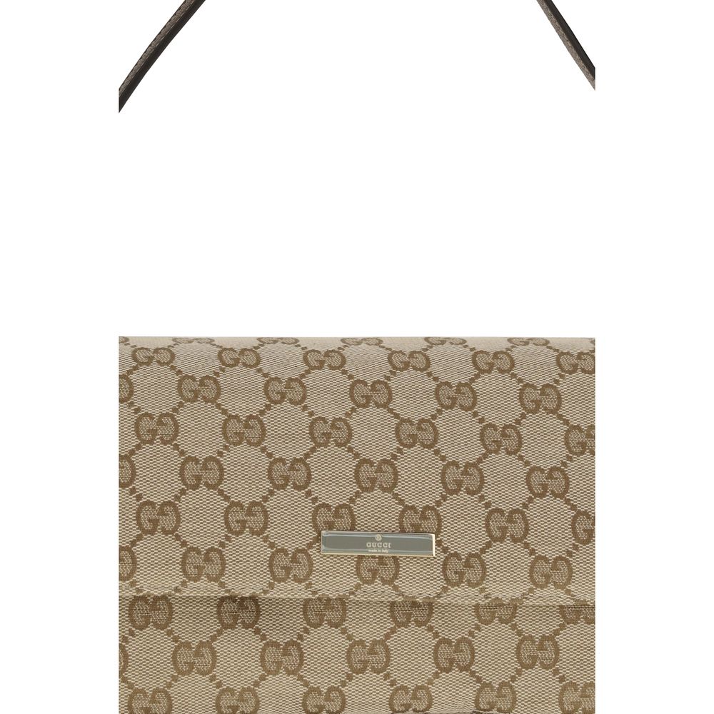 Gucci | Brown Fabric Handbag