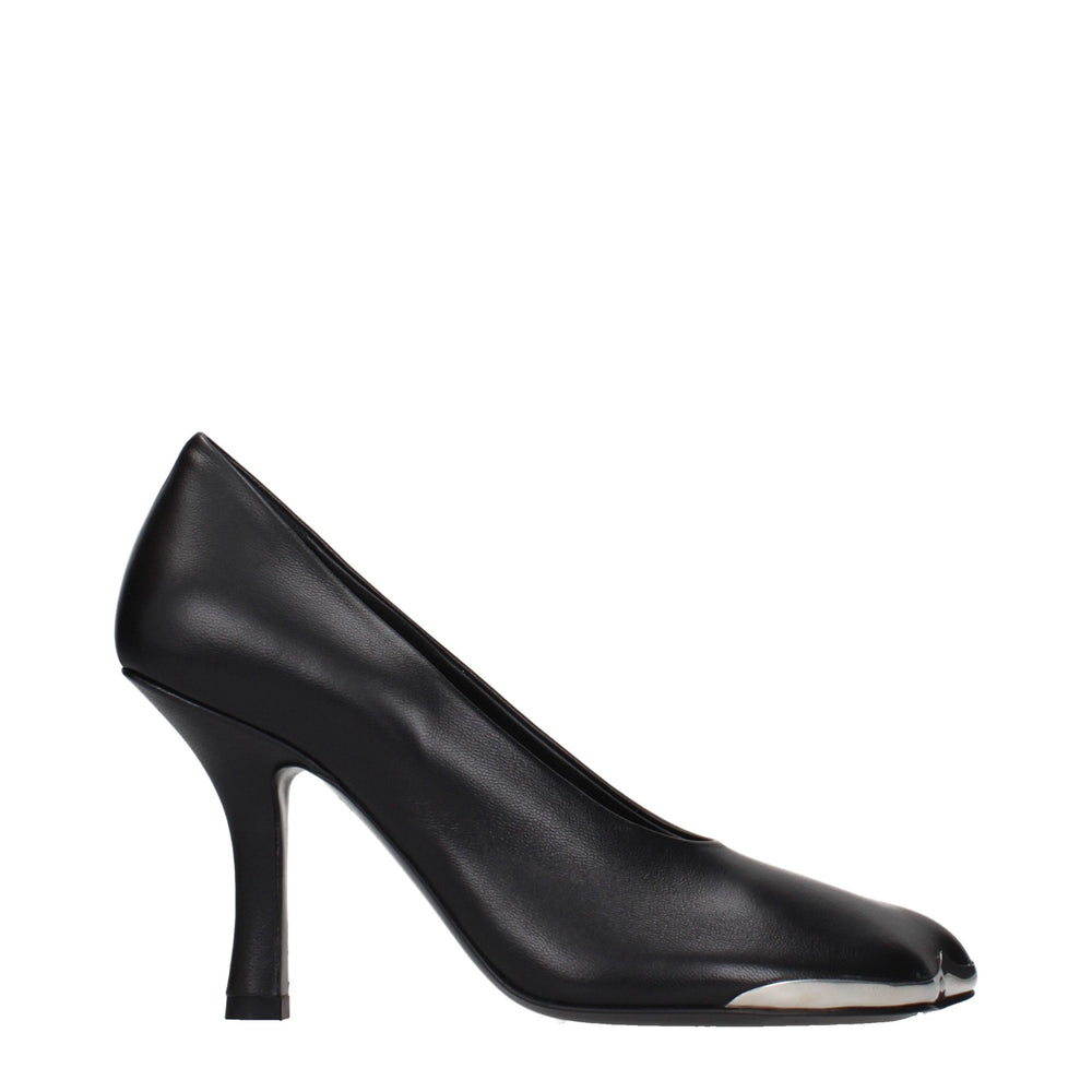 Burberry | Black Leather High Heel Pumps
