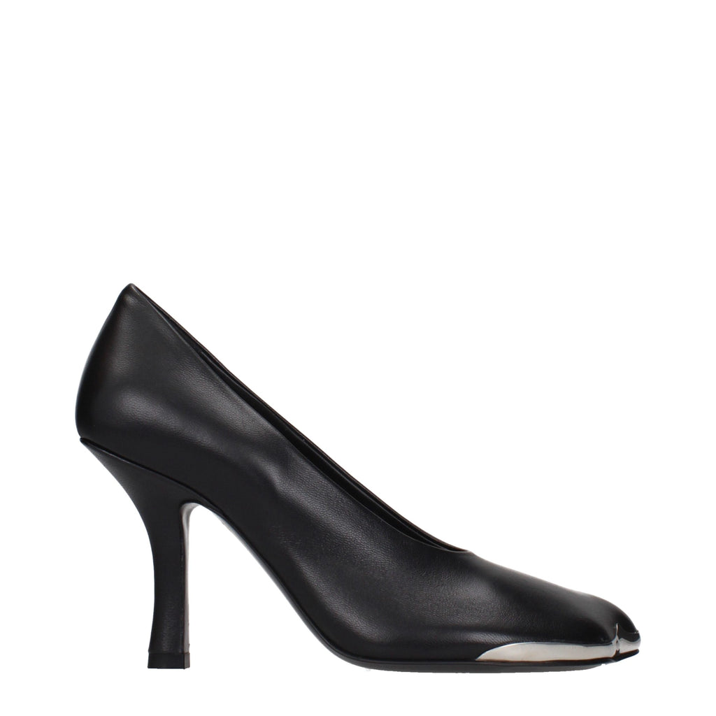 Burberry | Black Leather High Heel Pumps