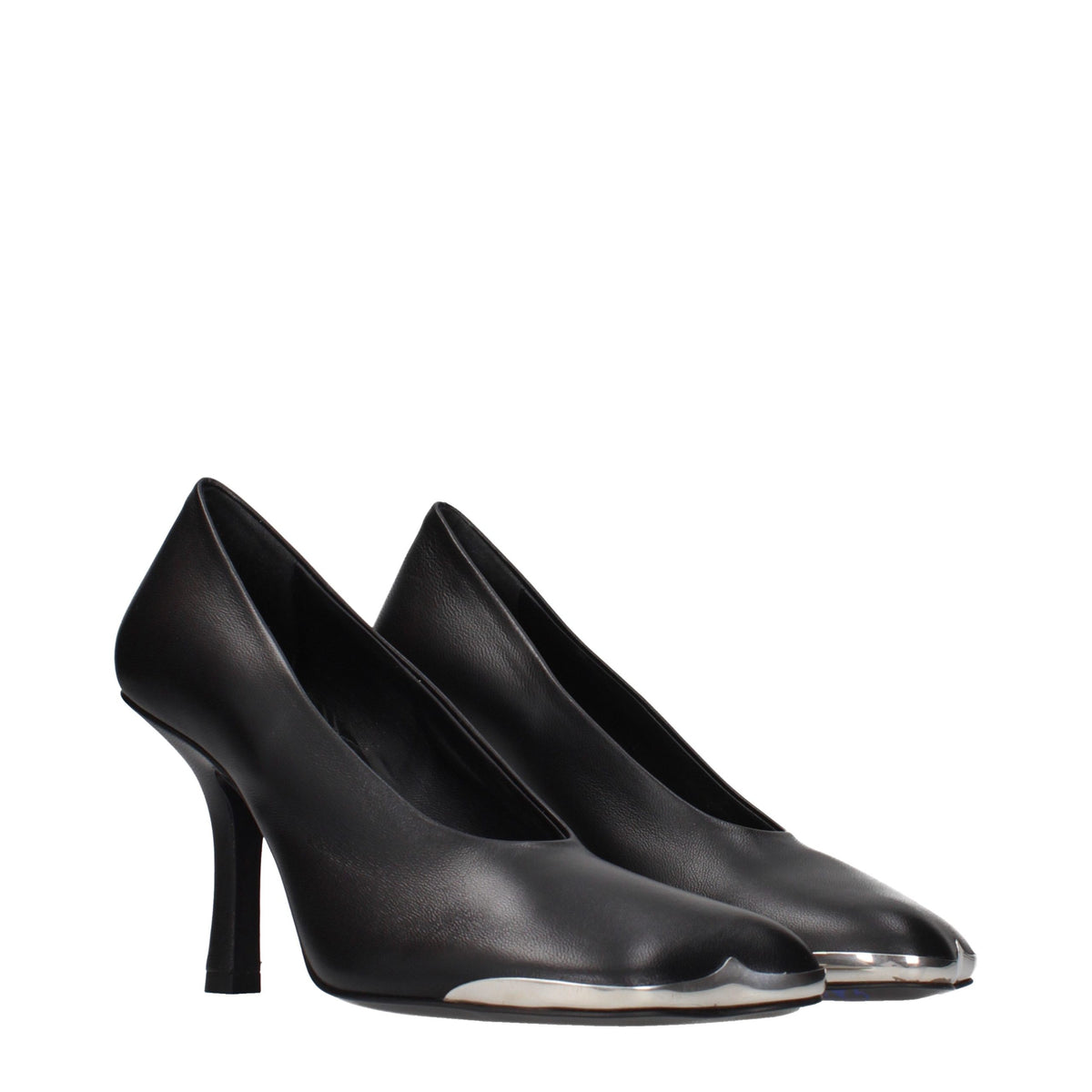 Burberry | Black Leather High Heel Pumps