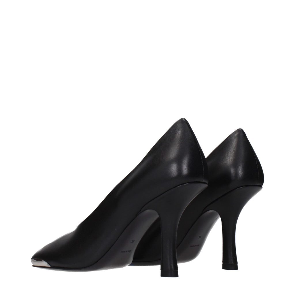Burberry | Black Leather High Heel Pumps