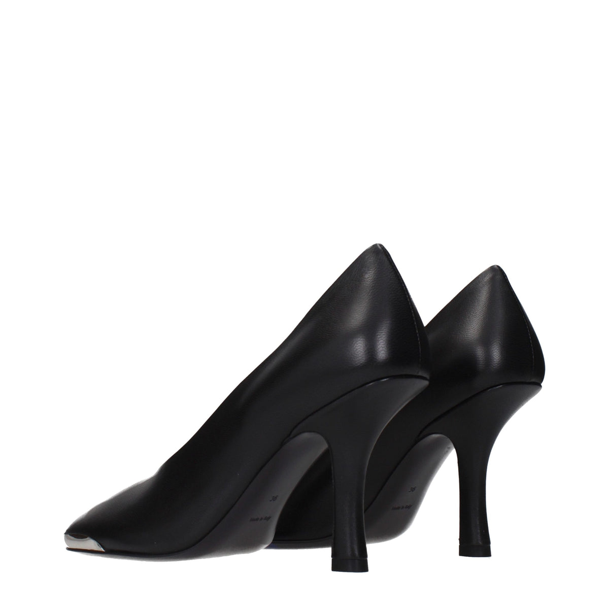 Burberry | Black Leather High Heel Pumps