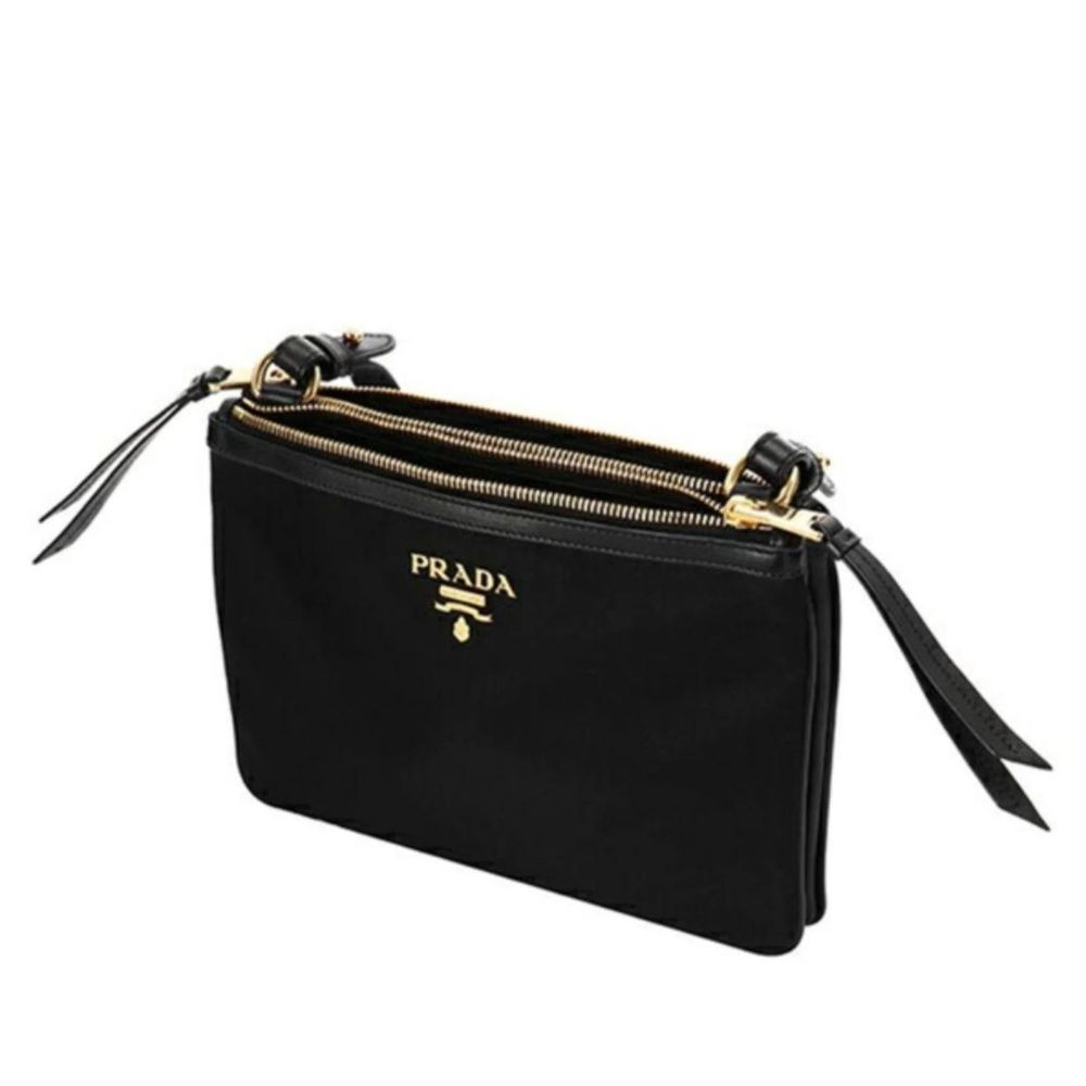 Prada | Black Nylon Crossbody Bag