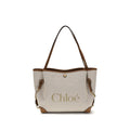 Chloé | Beige Cotton Shoulder Bag