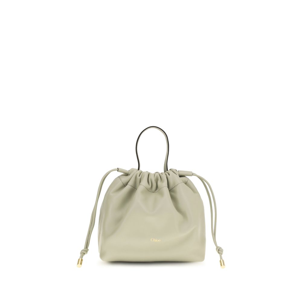 Chloé | Gray Lamb Ovis Aries Shoulder Bag