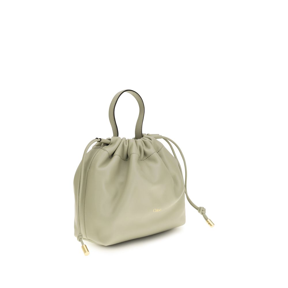 Chloé | Gray Lamb Ovis Aries Shoulder Bag