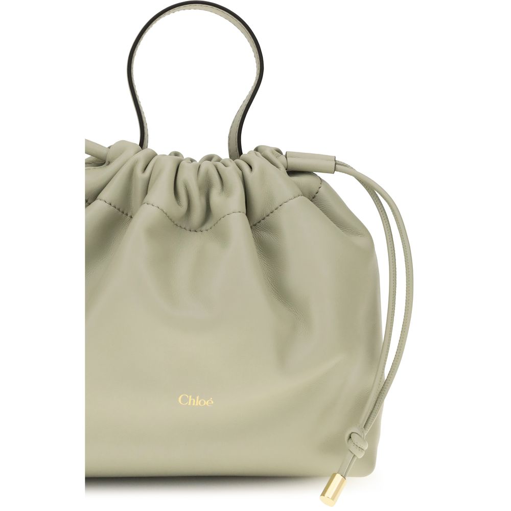 Chloé | Gray Lamb Ovis Aries Shoulder Bag