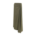 Alexander McQueen | Bicolor Silk Long Skirt
