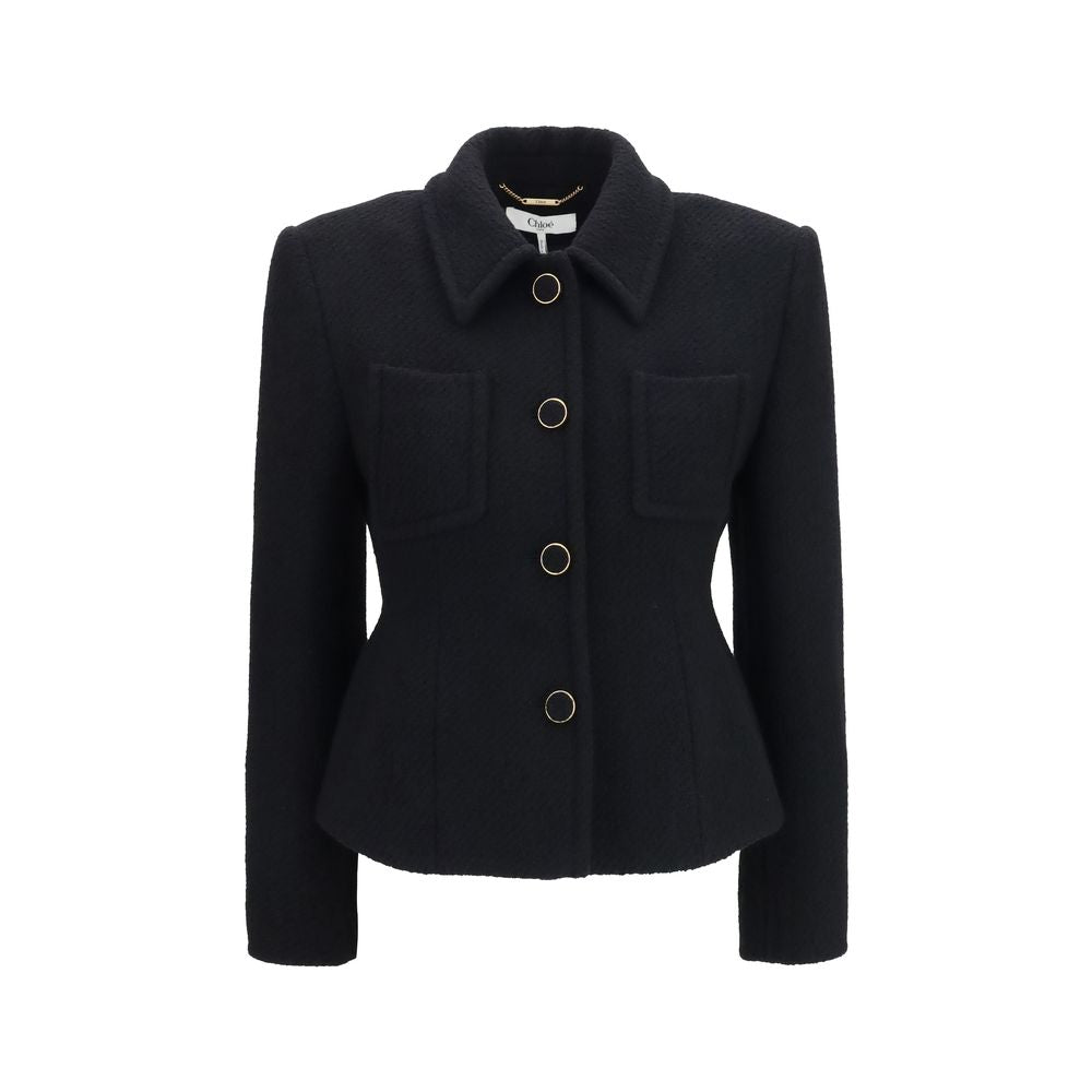 Chloé | Black Wool Oves Aries Blazer
